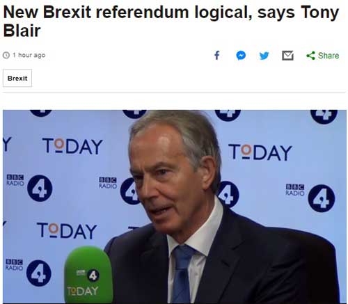 tony blair referendum brexit bbc