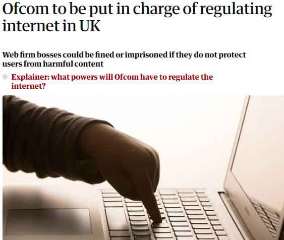 cenzura internet uk guardian